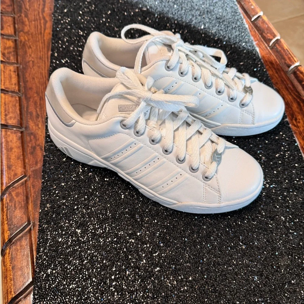 Adidas White Women's Sneakers - Picture 9 of 11